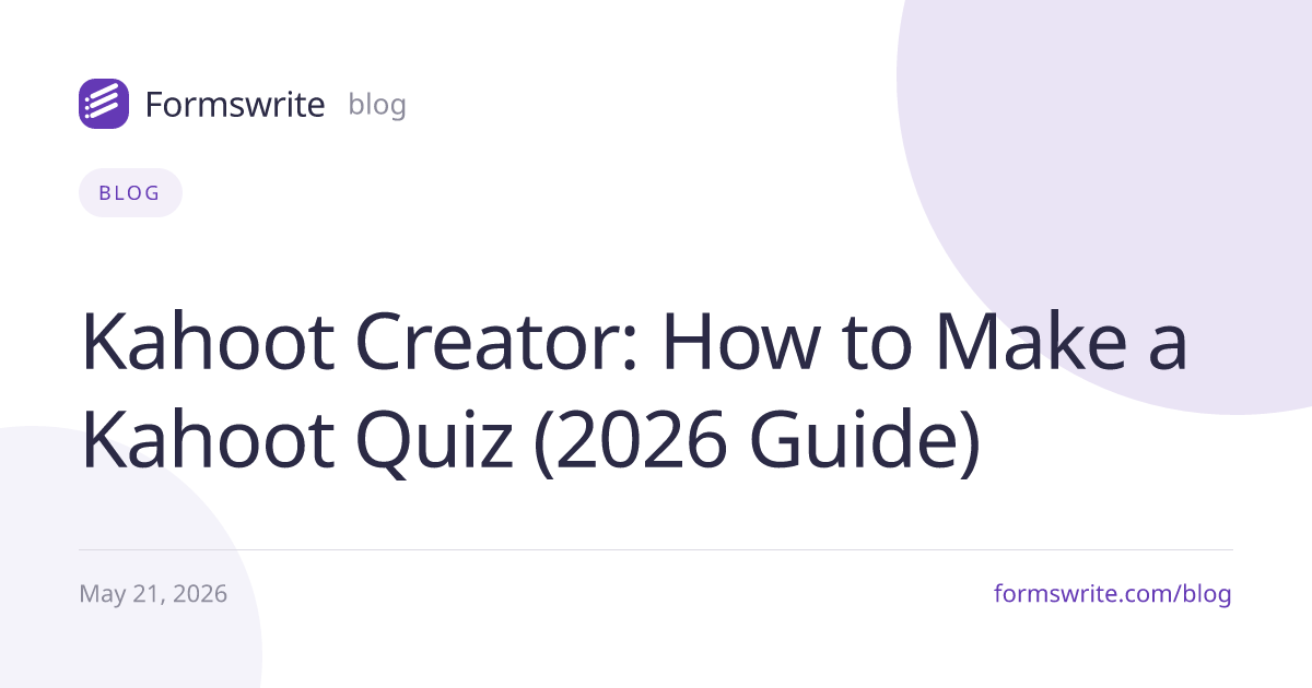 Kahoot Creator: How to Make a Kahoot Quiz (2026 Guide)